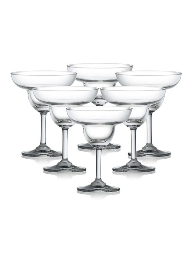 Ocean 6 Piece Classic Margarita Glass Set, 200ml Capacity - Clear - Image 2